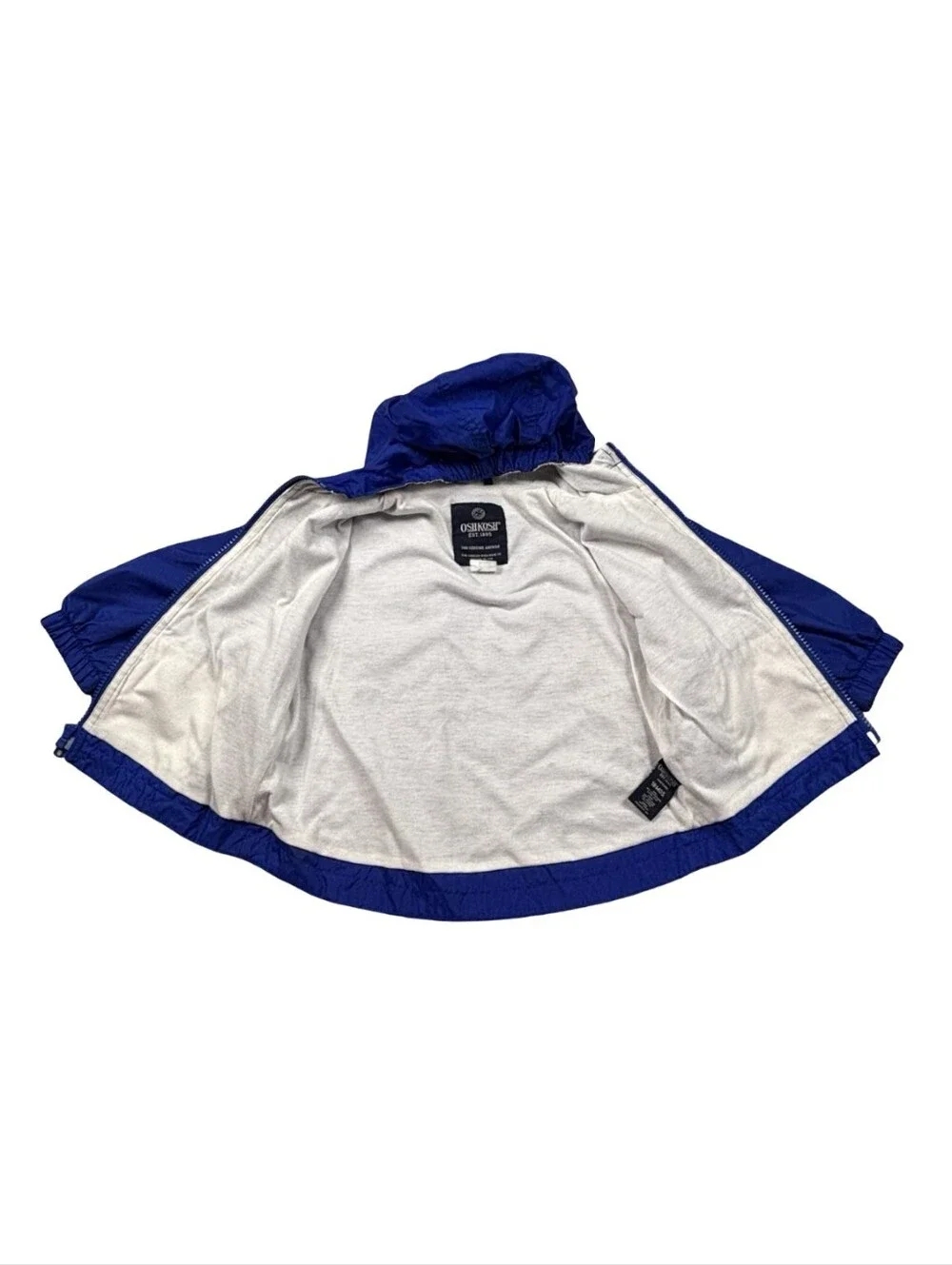 OshKosh B'gosh Bright Blue Hooded Raincoat